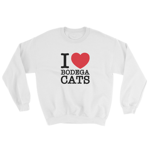 I Love Bodega Cats Crewneck (Black)