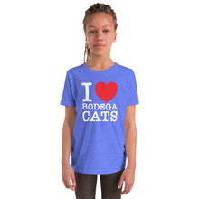 Load image into Gallery viewer, Youth Short Sleeve I Heart Bodega Cats T-Shirt