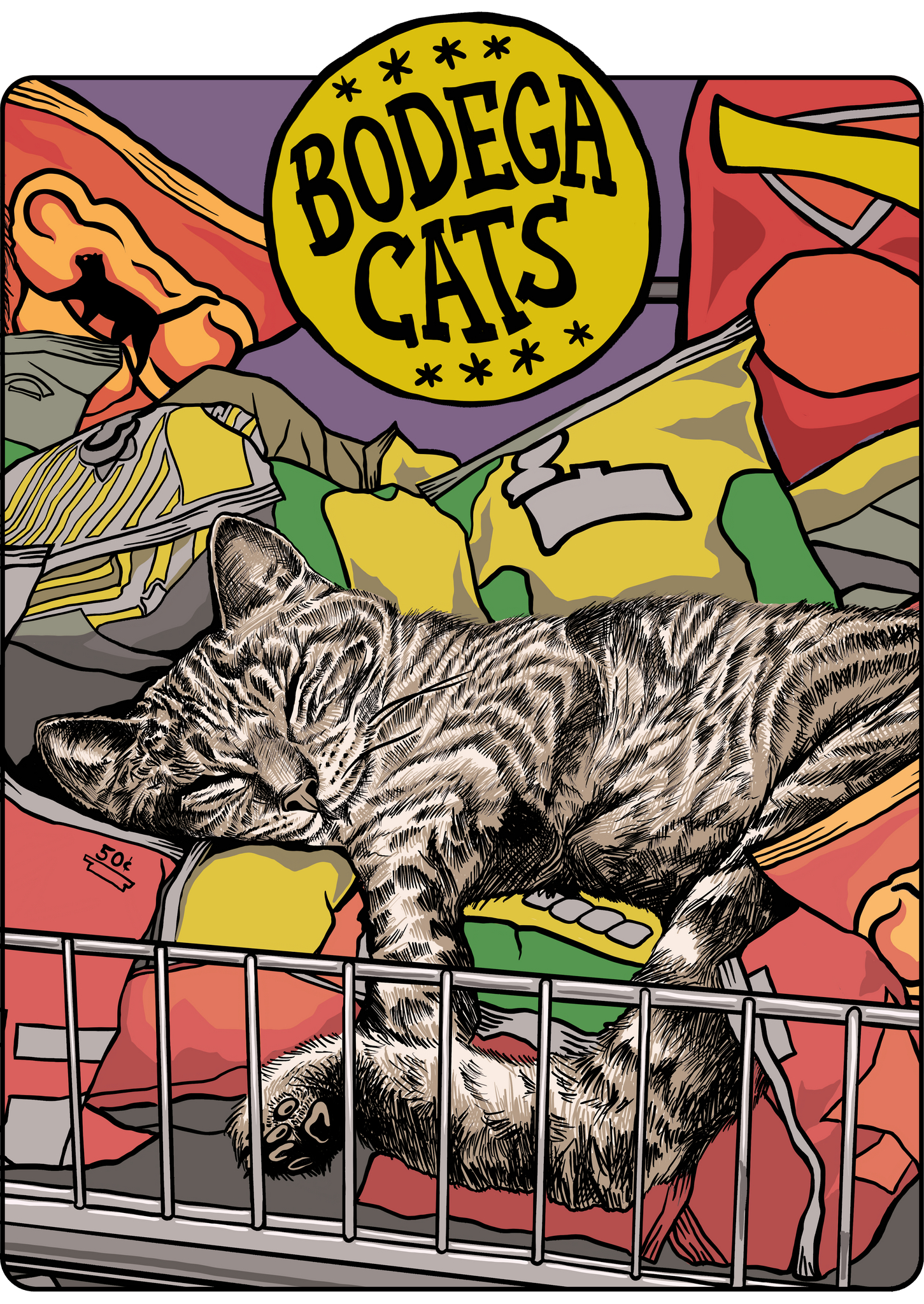 Chips Short-Sleeve Unisex T-Shirt – bodegacats