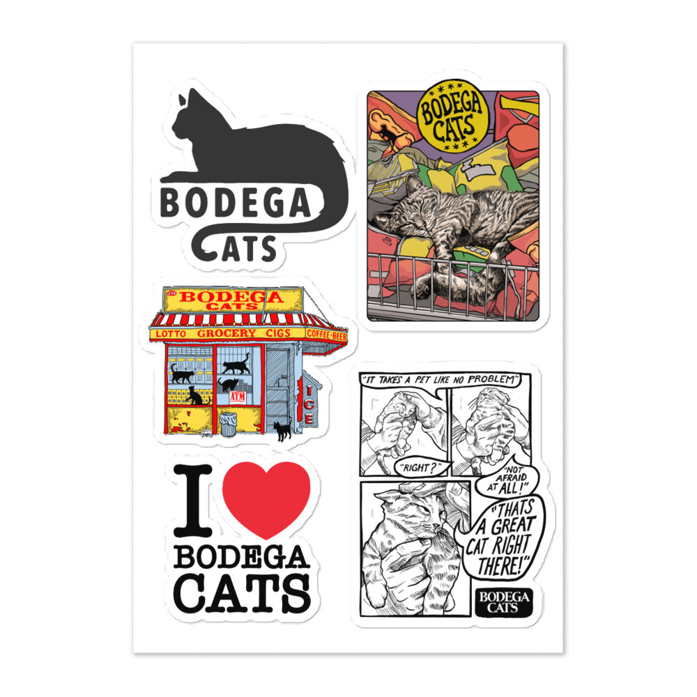 Bodega Cats Sticker sheet