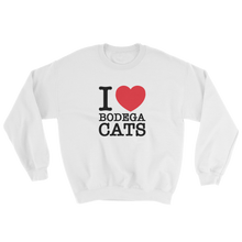 Load image into Gallery viewer, I Love Bodega Cats Crewneck (Black)