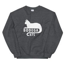 Load image into Gallery viewer, Cat Tail Unisex Sweatshirt (White Font)