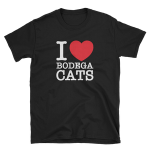 I Love Bodega Cats Tee (Black)