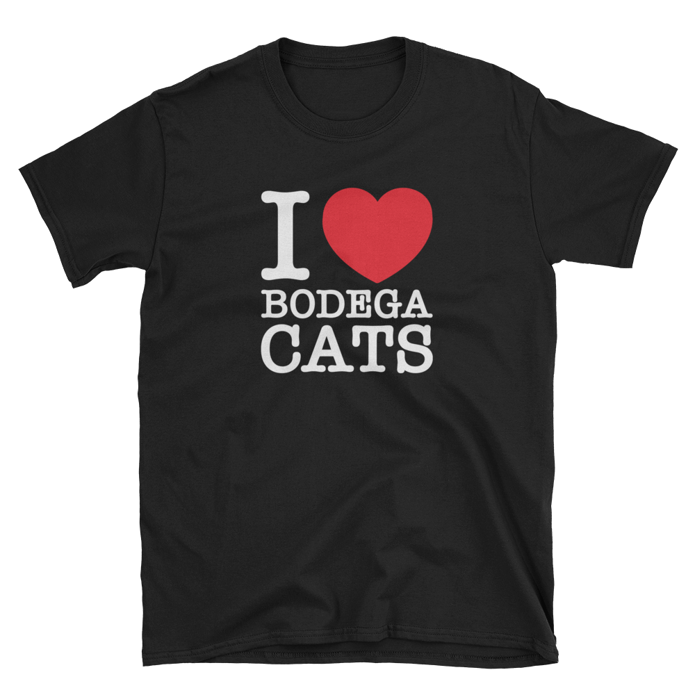 I Love Bodega Cats Tee (Black)