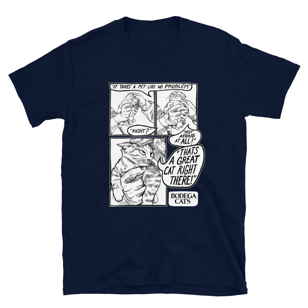 [ NERDY ]★25SS★HANDSOME CAT WAPPEN SHORT SLEEVE T-SHIRT Handsome Cat Wappen Short Sleeve T-Shirt Cream, XS - Yamibuy.com