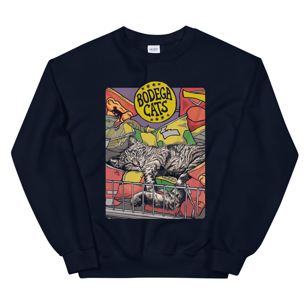 Chips Unisex Crewneck Sweatshirt bodegacats