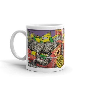 Chips White glossy mug
